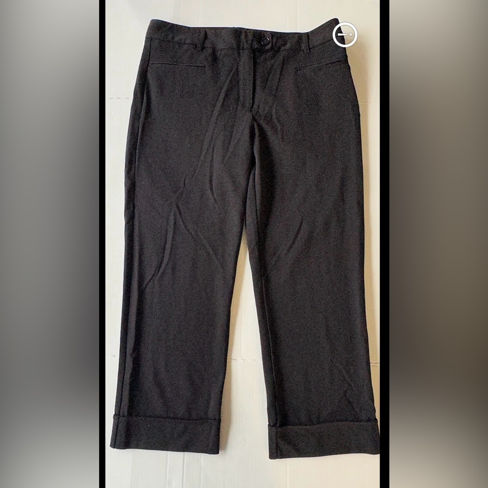 BETABRAND Crop Lite‎ Yoga Dress Pants Black XL-petite